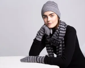 Blake Cashmere Striped beanie
