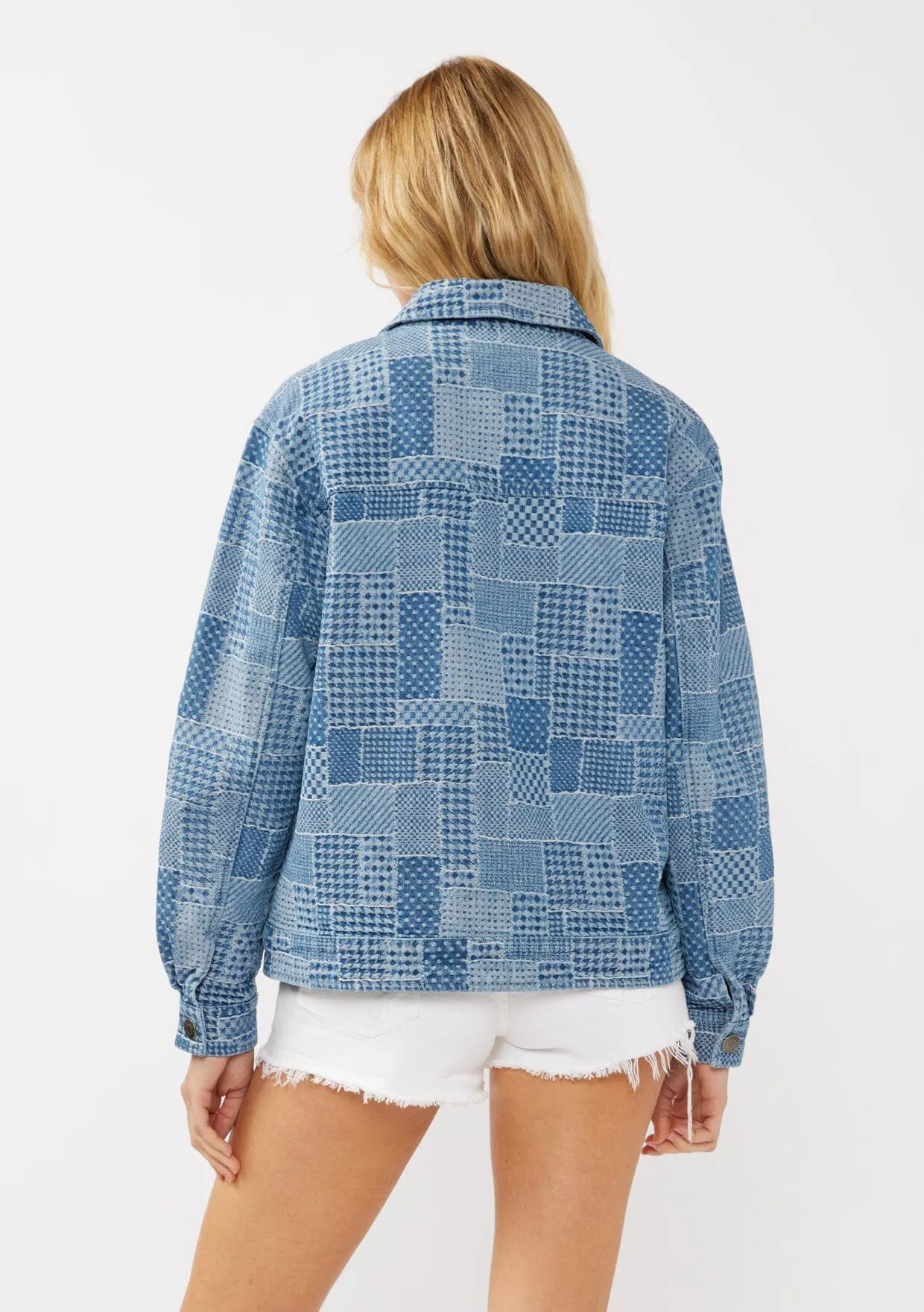 Blake Patchwork Trucker Jacket
