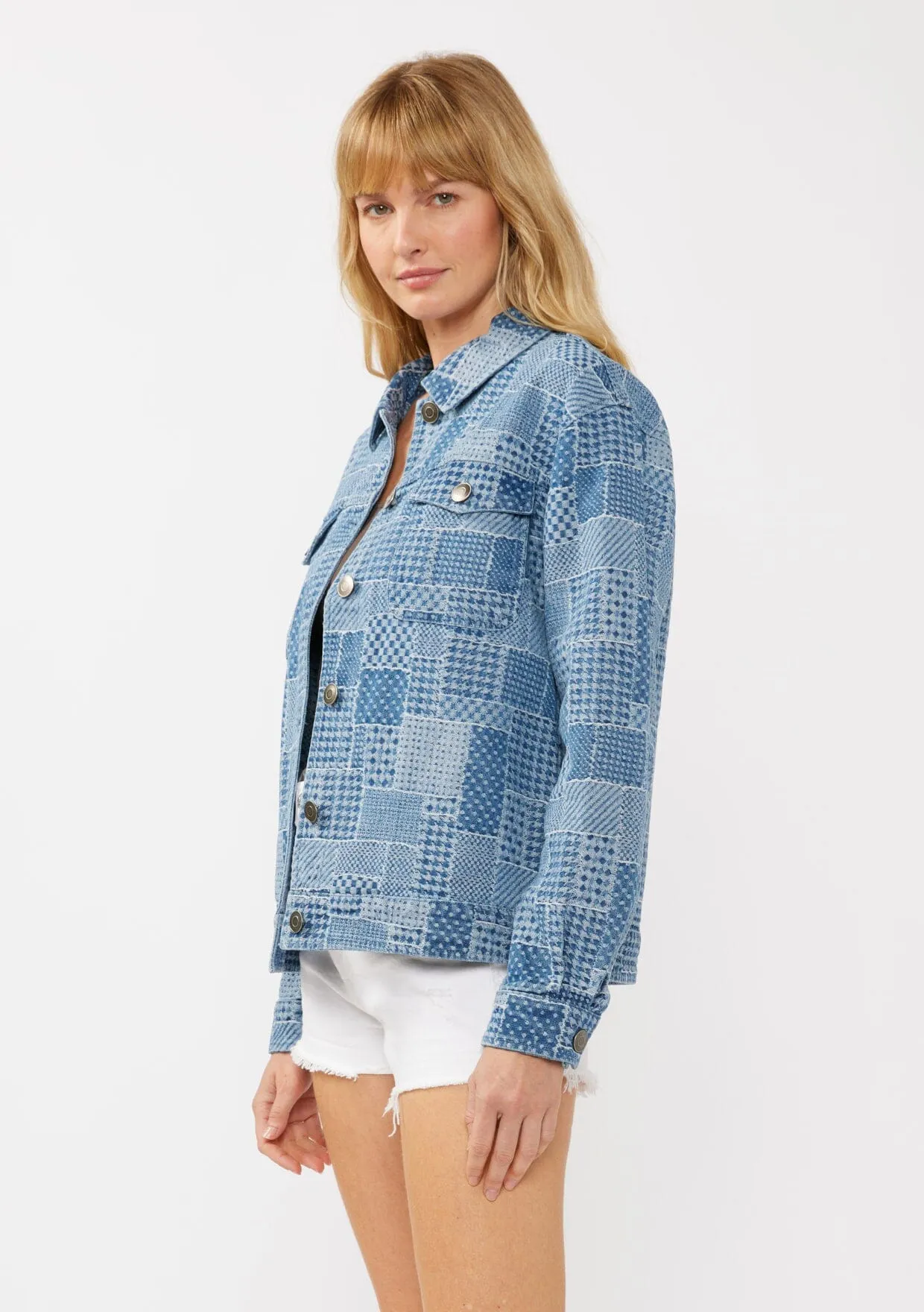 Blake Patchwork Trucker Jacket