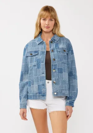 Blake Patchwork Trucker Jacket