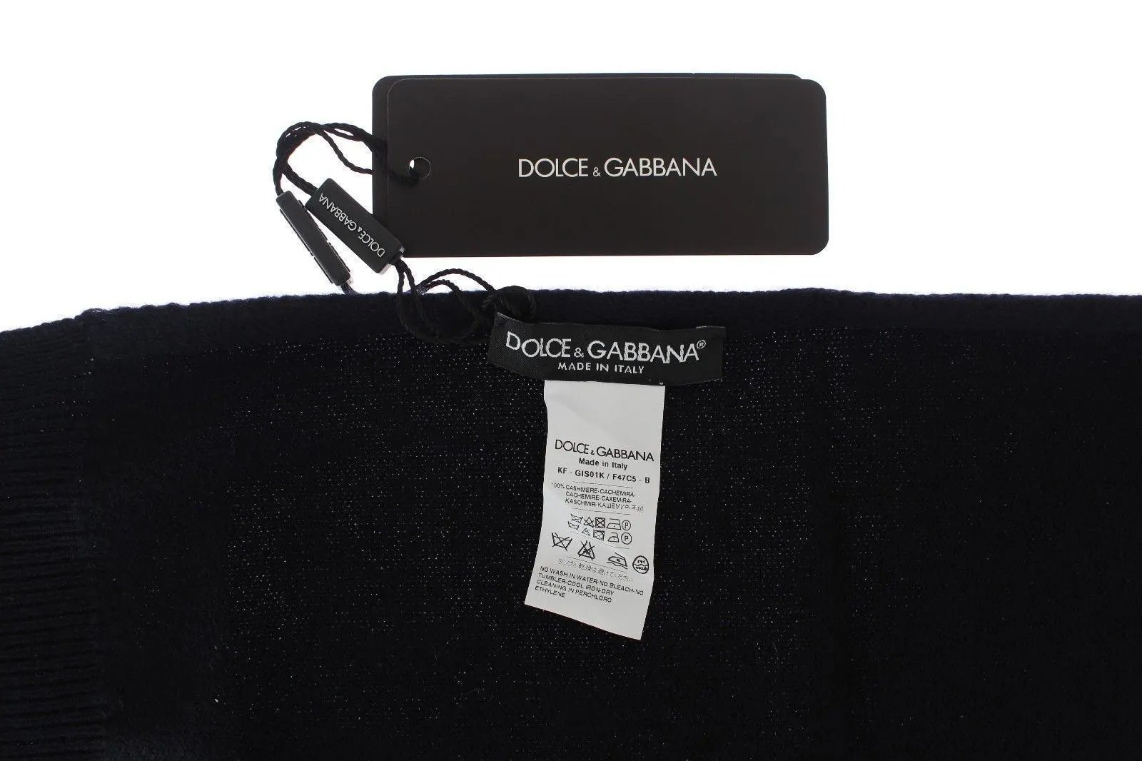Blue Cashmere Mens Scarf