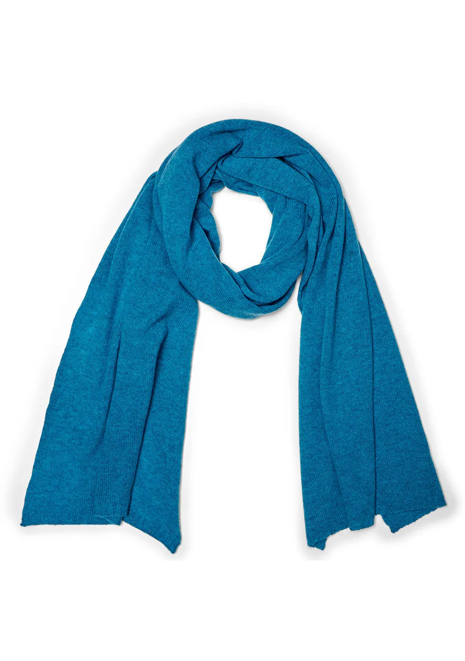 Blue Cashmere Scarf Large