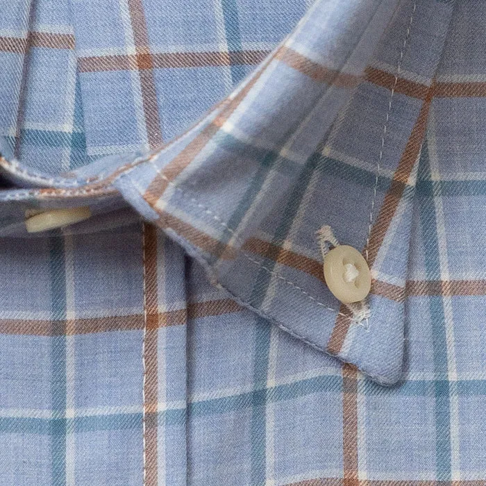 Blue Chambray Windowpane