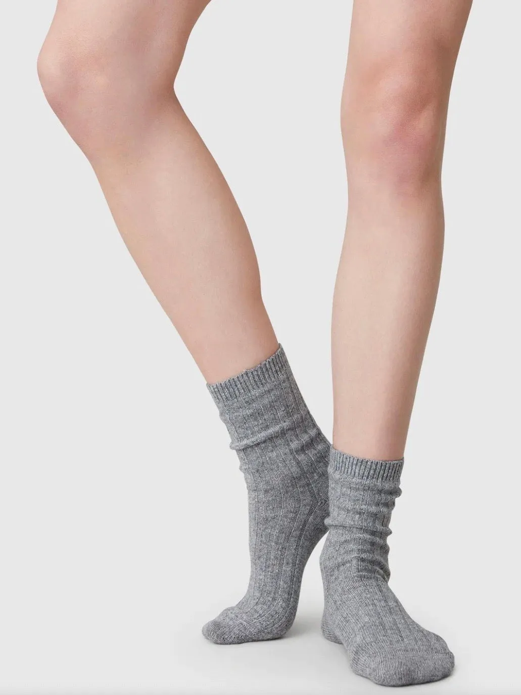 Bodil Chunky Socks - Grey