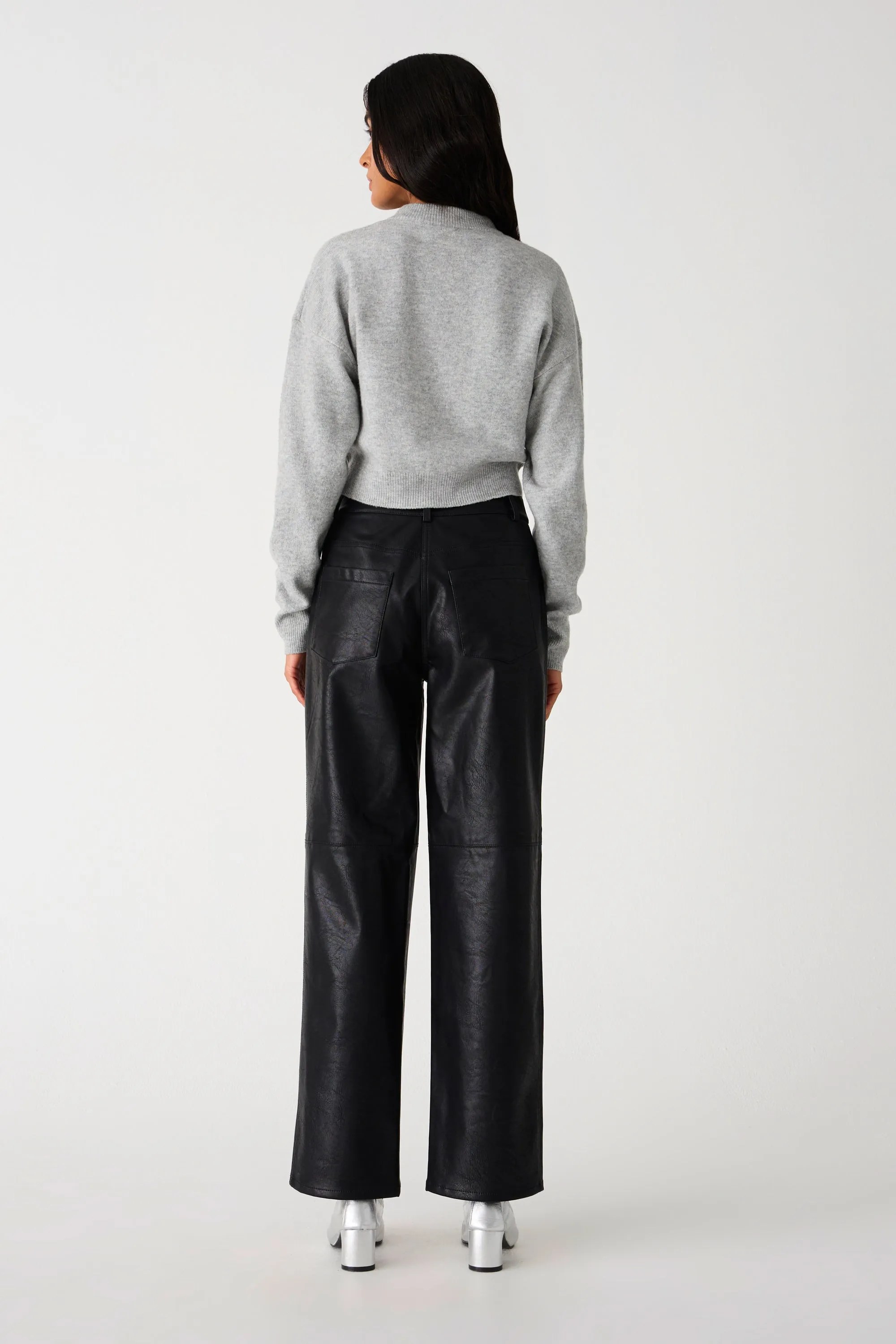 BOWEN FAUX LEATHER PANT