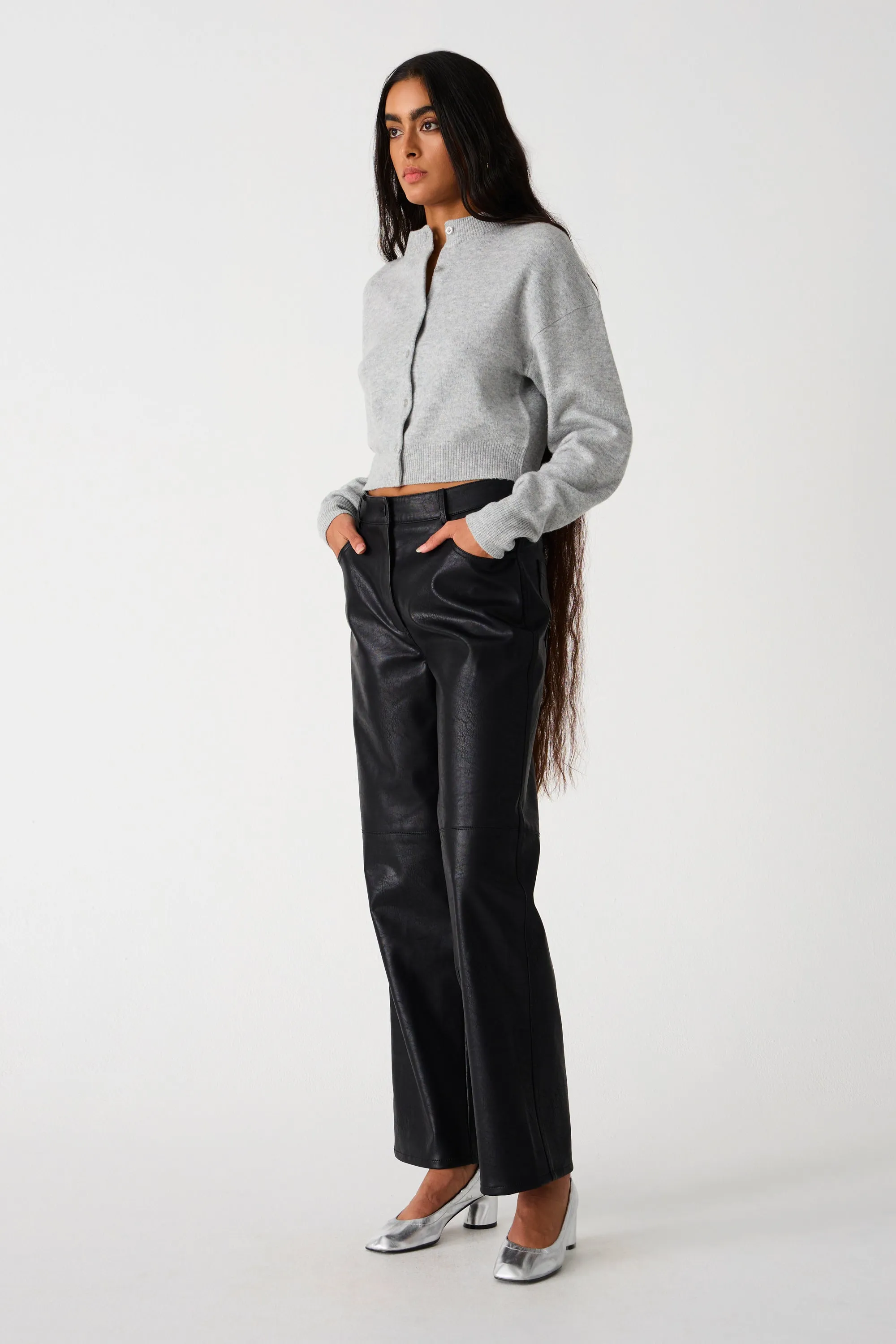 BOWEN FAUX LEATHER PANT