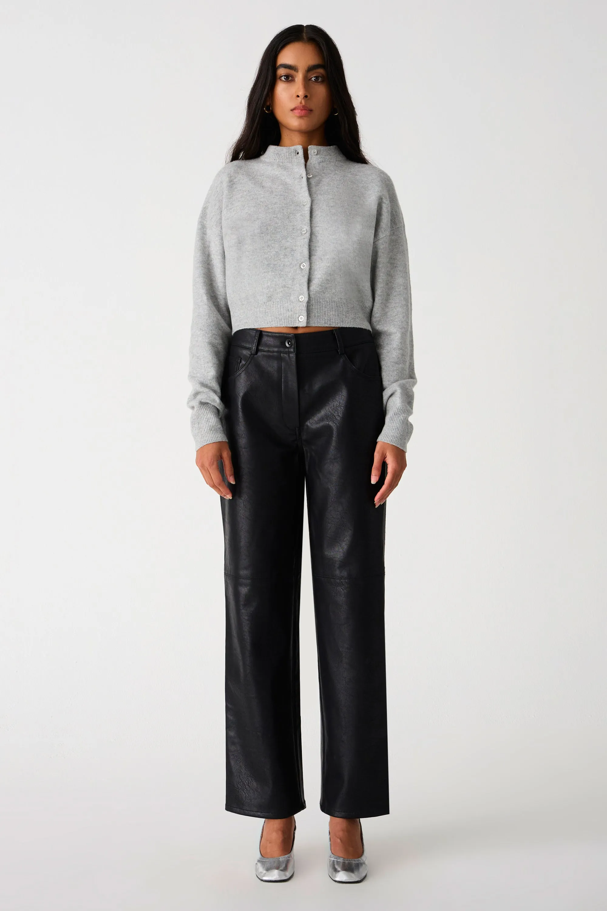 BOWEN FAUX LEATHER PANT
