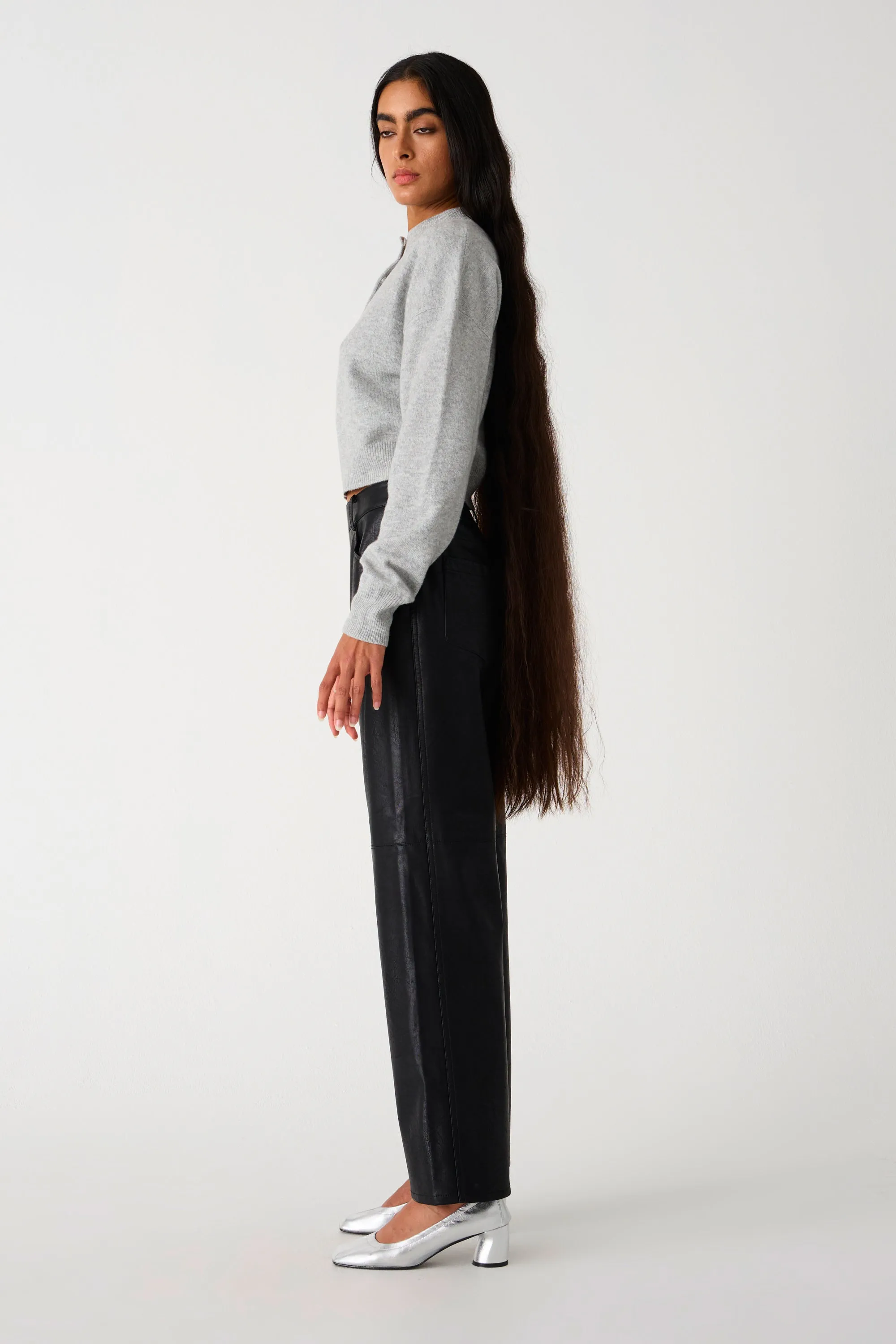 BOWEN FAUX LEATHER PANT