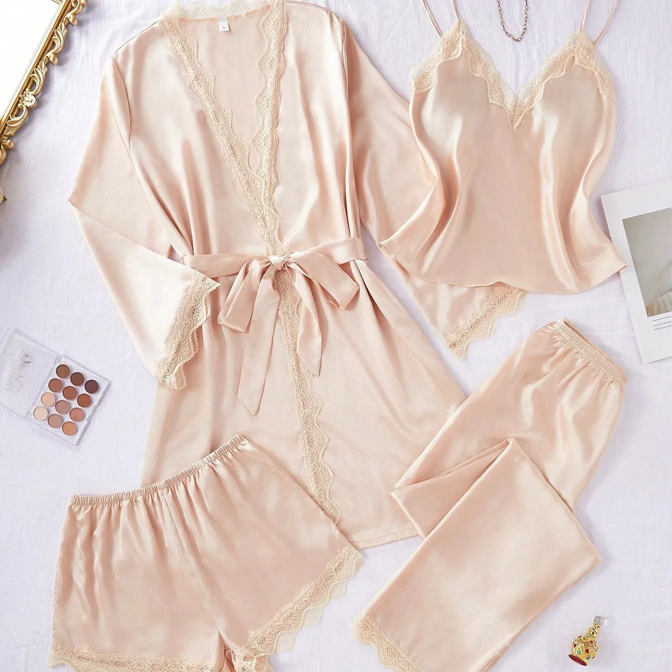 Brihanna 4 Packs Pajamas Set - Champagne