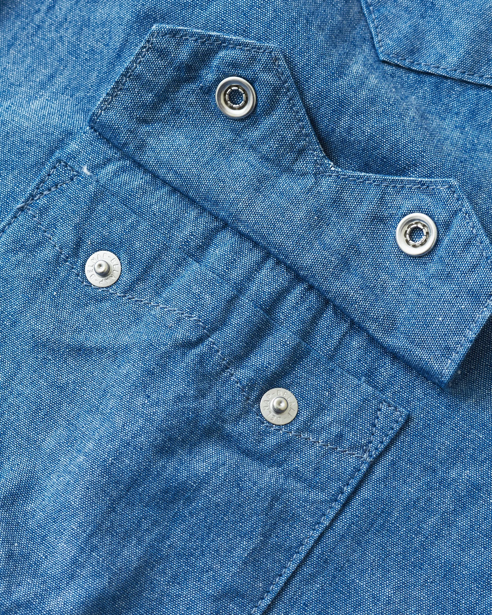 Bryceland's The Cowboy Label Sawtooth Westerner Shirt Chambray
