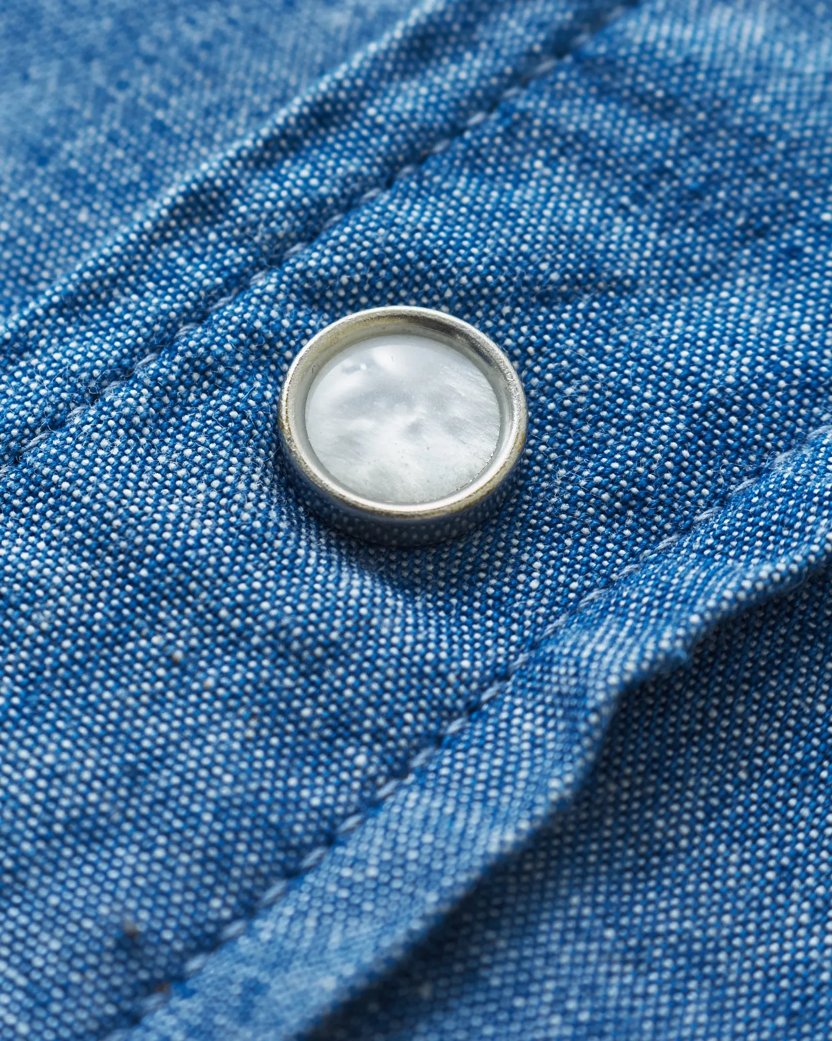 Bryceland's The Cowboy Label Sawtooth Westerner Shirt Chambray