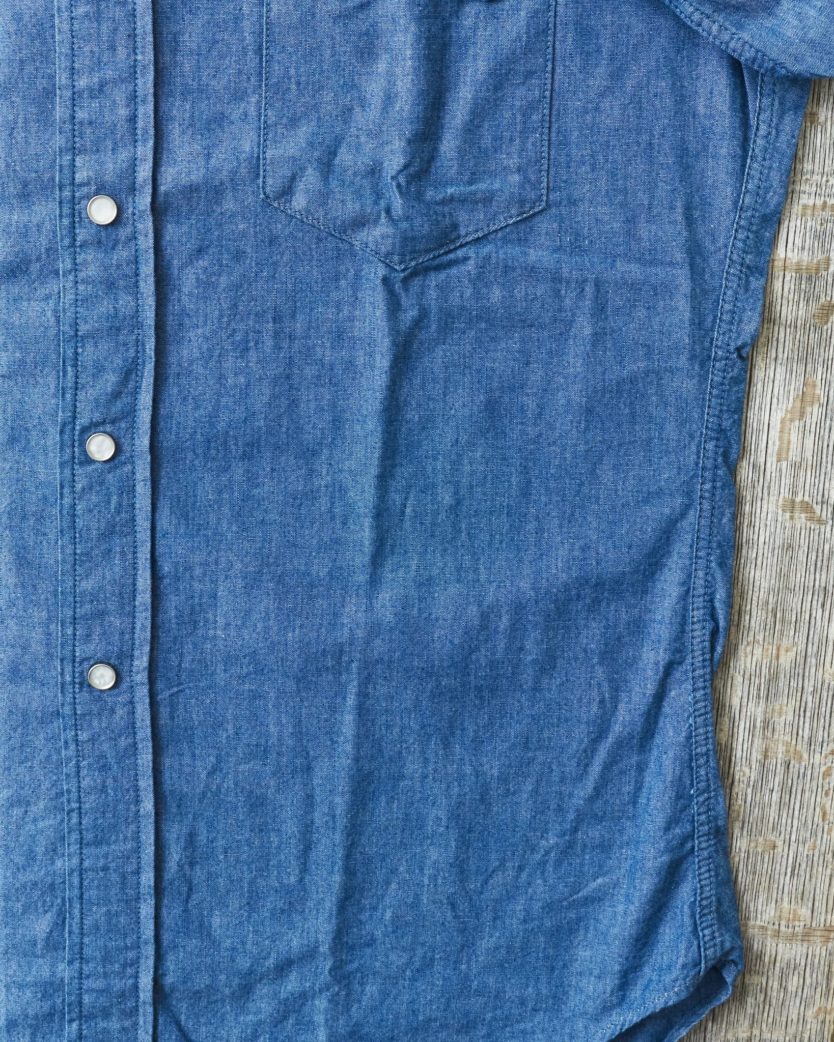 Bryceland's The Cowboy Label Sawtooth Westerner Shirt Chambray
