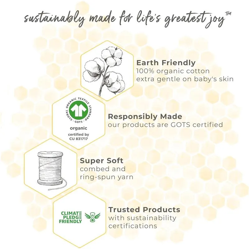 Burt's Bees - Baby Hooded Towels, Absorbent Knit Terry, Hummus