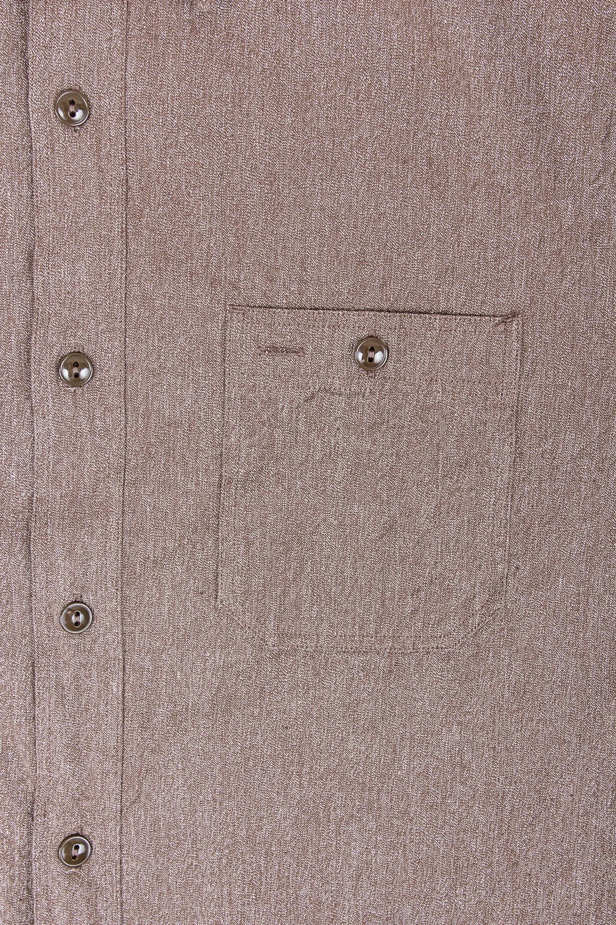 Buzz Rickson's Cotton Covert Work Shirt Brown