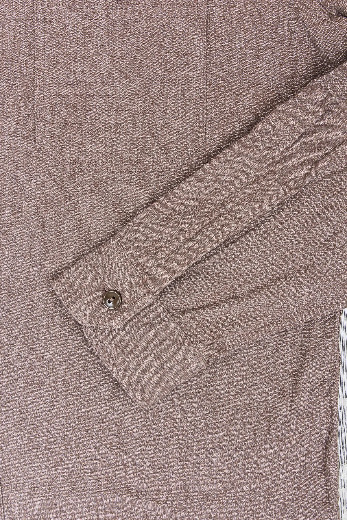 Buzz Rickson's Cotton Covert Work Shirt Brown