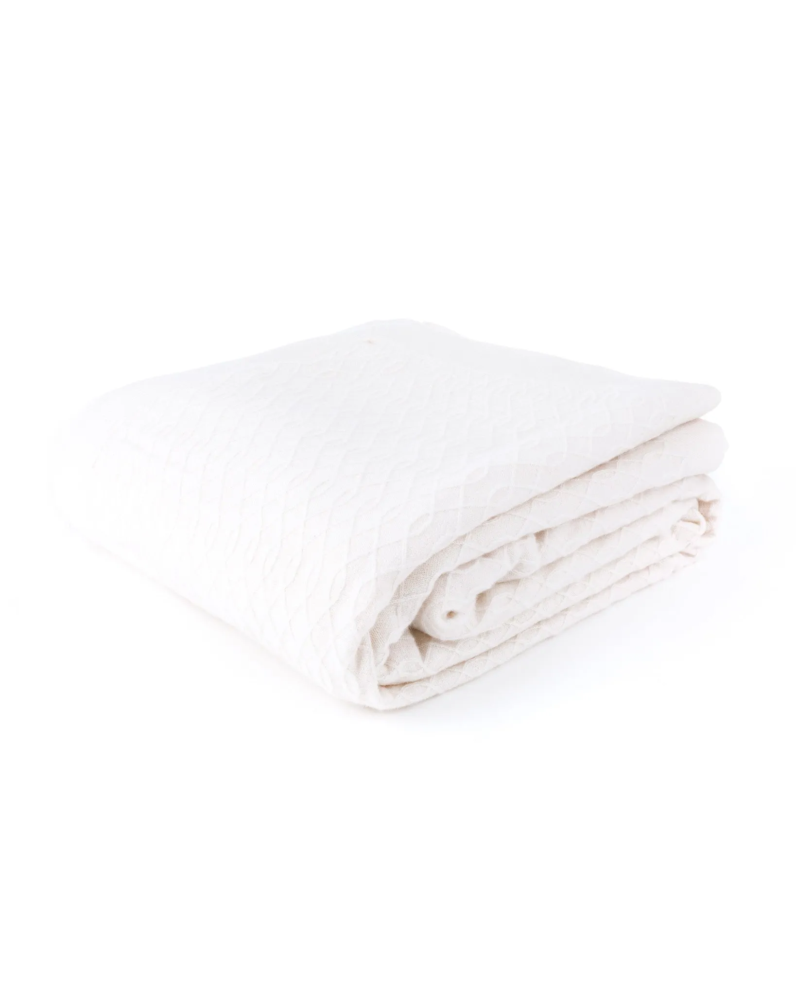 Cable Loop Cashmere Throw