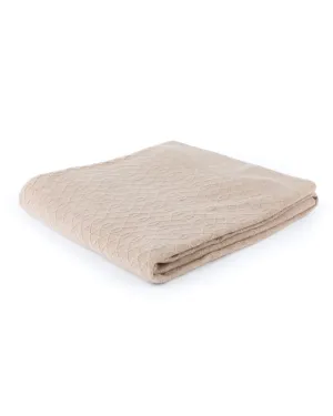 Cable Loop Cashmere Throw