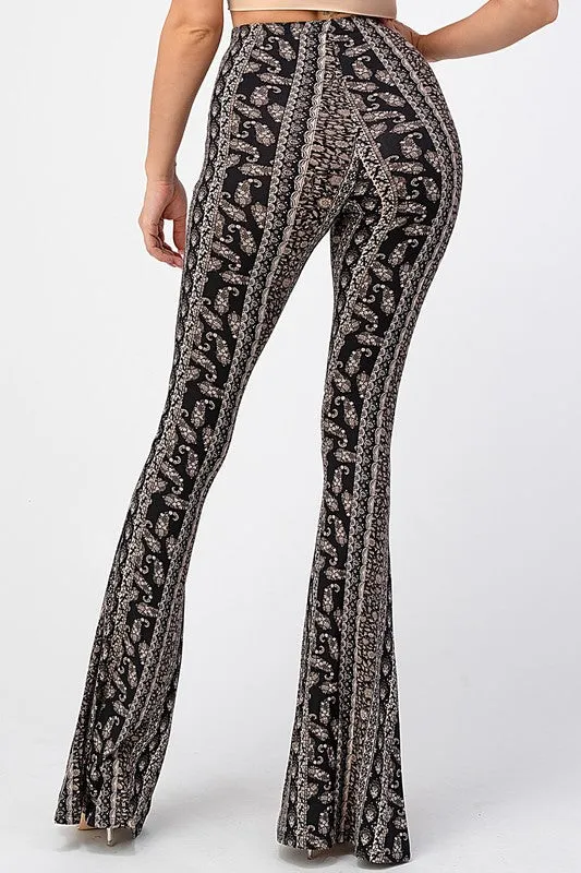 CAMMIE FLARE PANTS BLACK