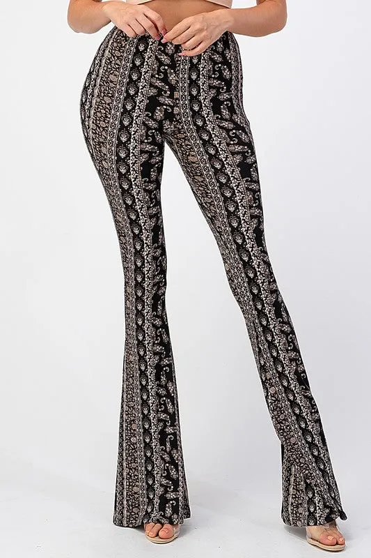 CAMMIE FLARE PANTS BLACK