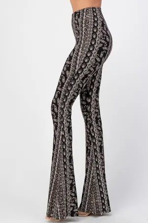 CAMMIE FLARE PANTS BLACK