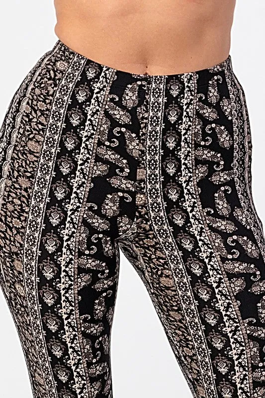CAMMIE FLARE PANTS BLACK