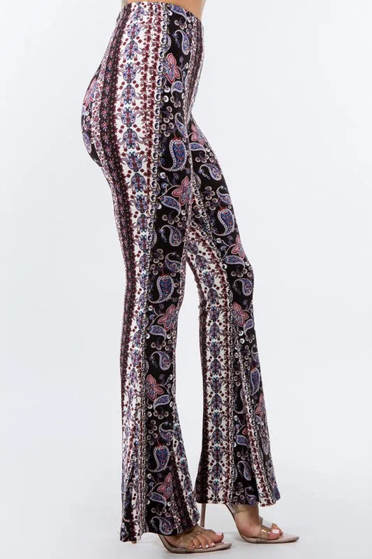 CAMMIE FLARE PANTS PURPLE