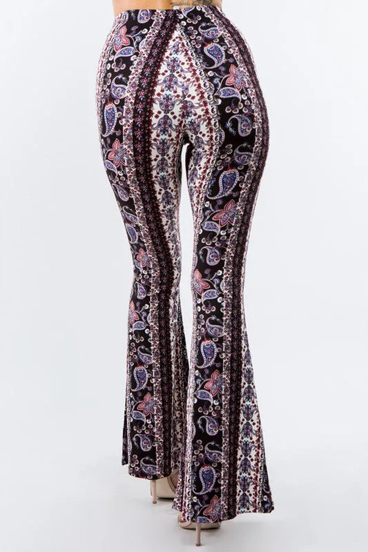 CAMMIE FLARE PANTS PURPLE