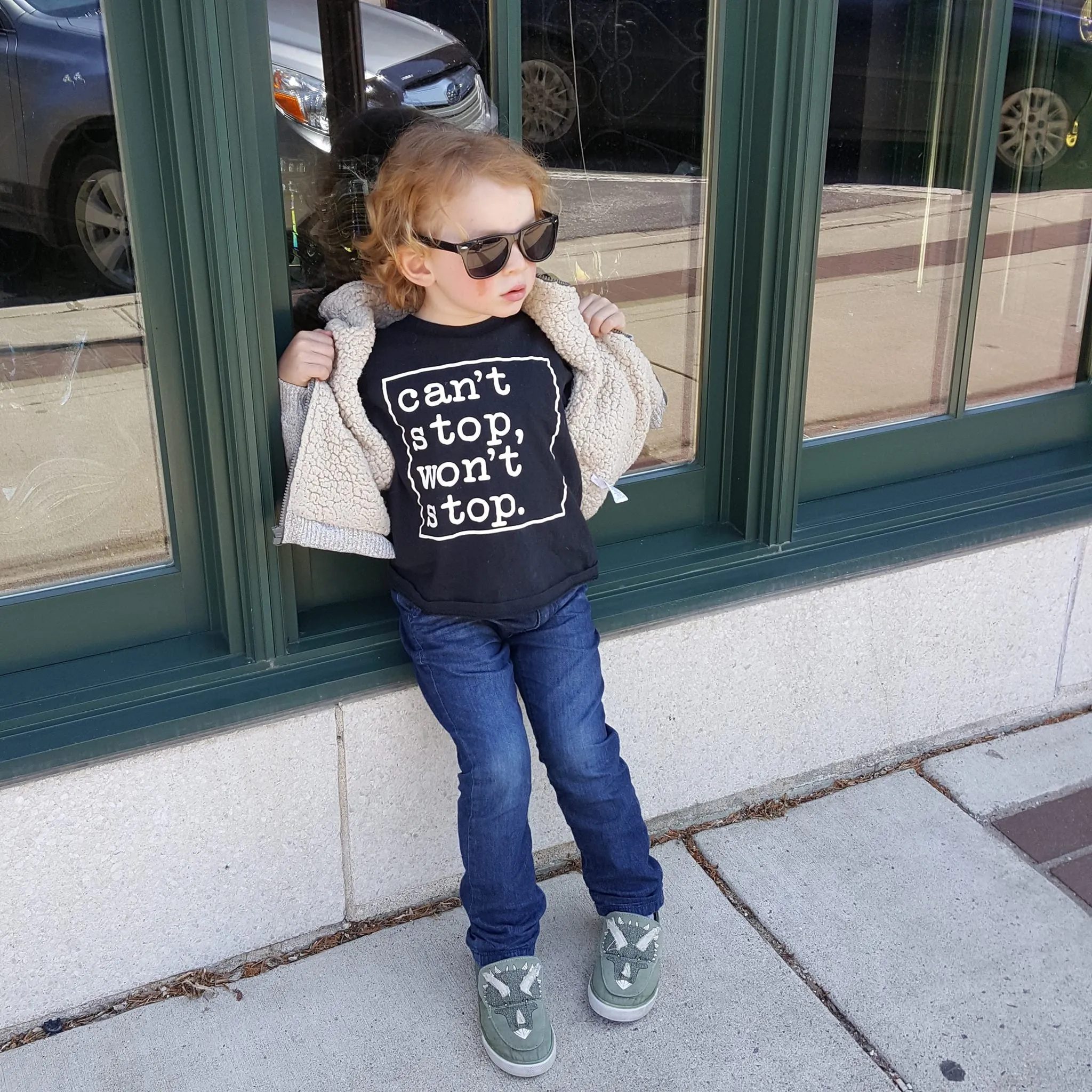 Can't Stop, Won't Stop Toddler tee