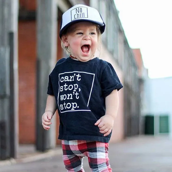 Can't Stop, Won't Stop Toddler tee