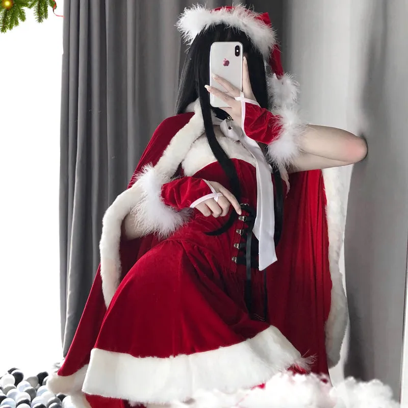 CAPE HOODED CHRISTMAS OUTFIT CLOAK UB3519