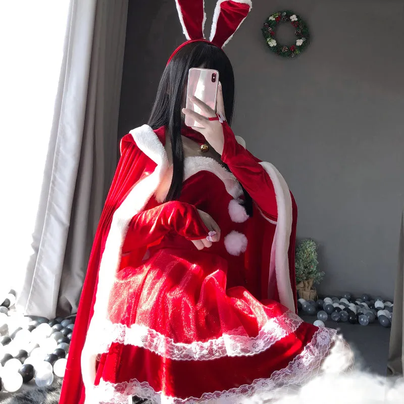 CAPE HOODED CHRISTMAS OUTFIT CLOAK UB3519