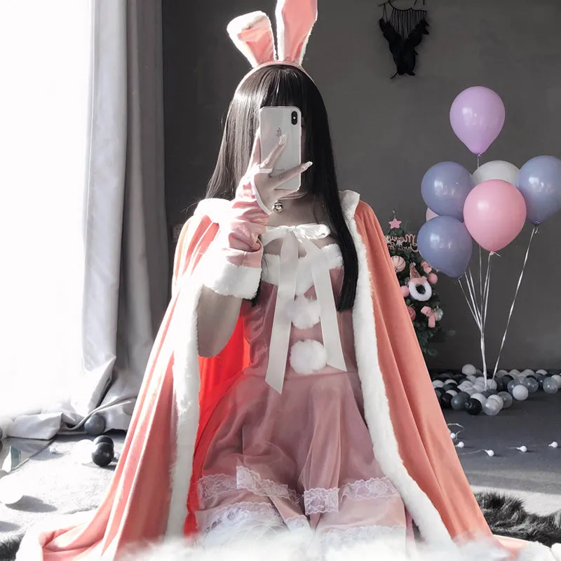 CAPE HOODED CHRISTMAS OUTFIT CLOAK UB3519