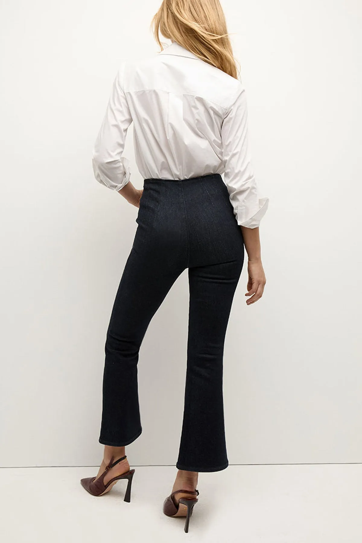 Carson Off-Duty Kick-Flare Jean in Oxford