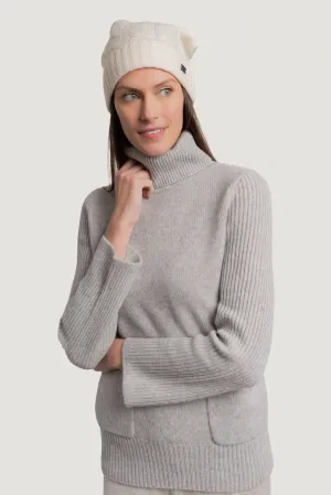 Cashmere Cable Beanie
