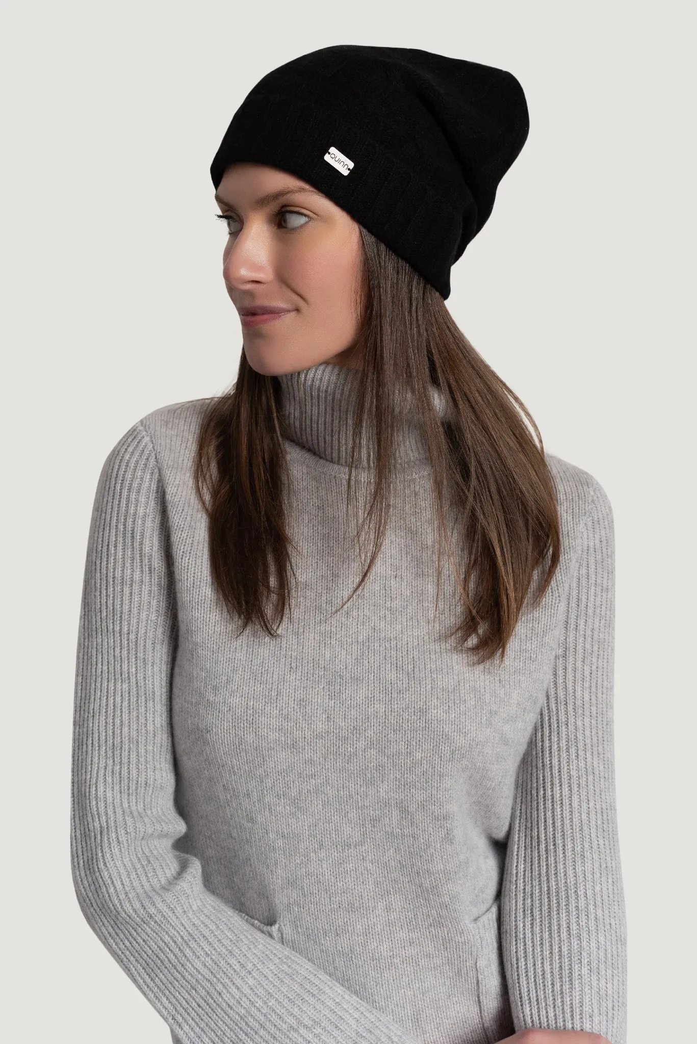 Cashmere Cable Beanie