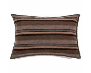 Cashmere Kent Jacquard Pillow - Anthracite, Taupe, Chocolate