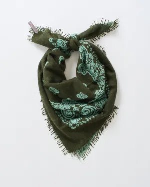 cashmere printed bandana 36" square