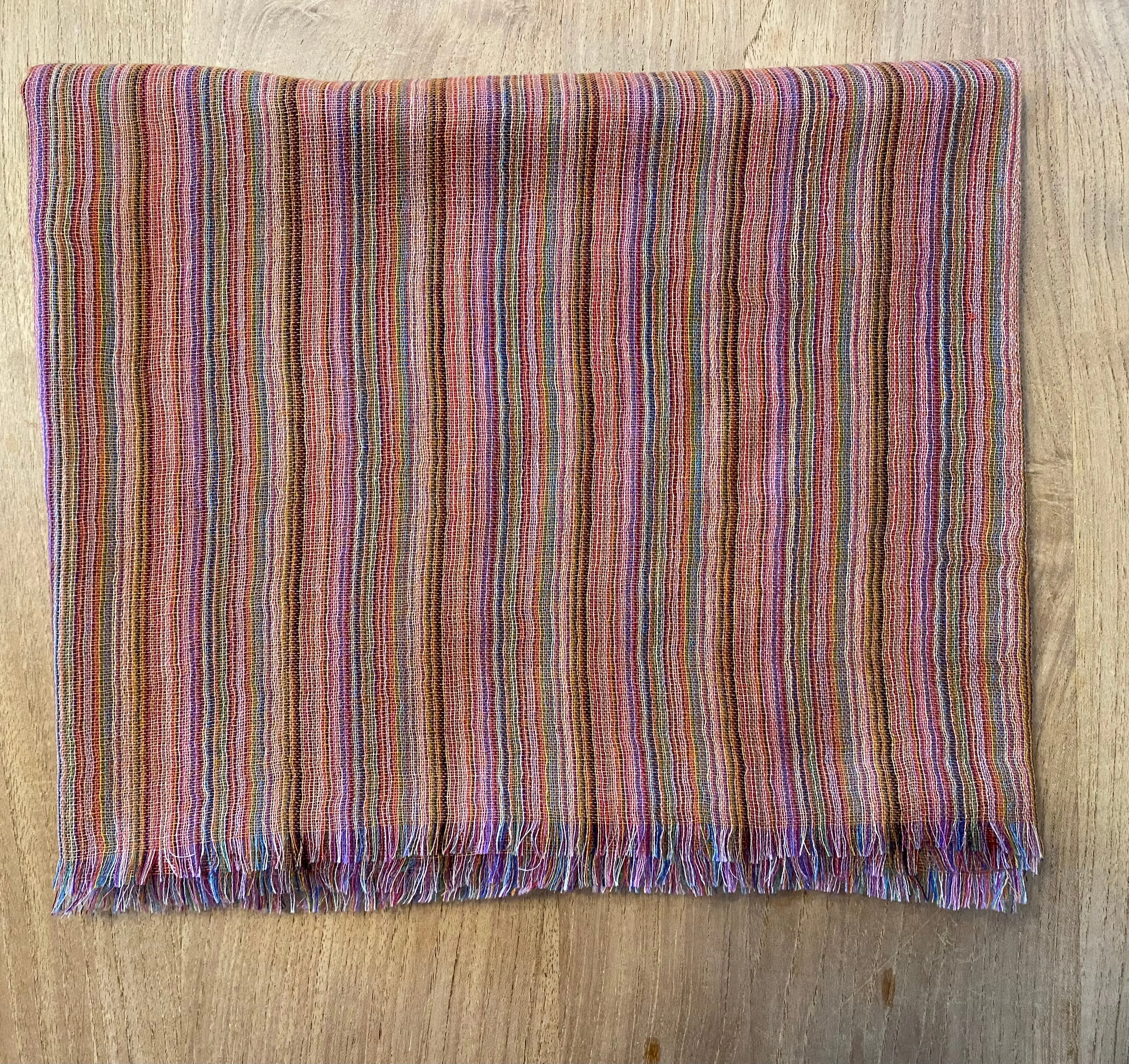 Cashmere Shawl Sustainable Stripes