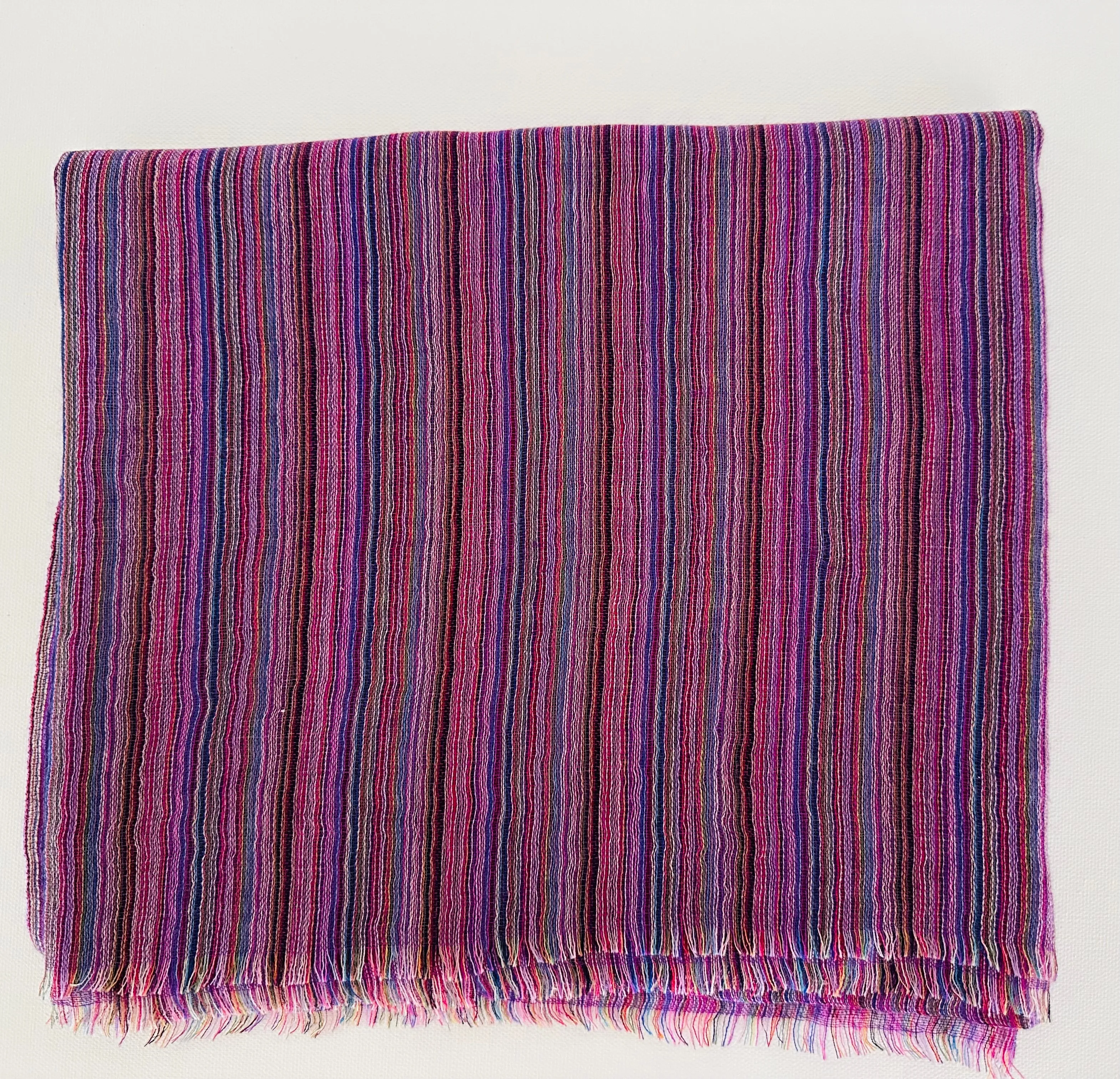 Cashmere Shawl Sustainable Stripes