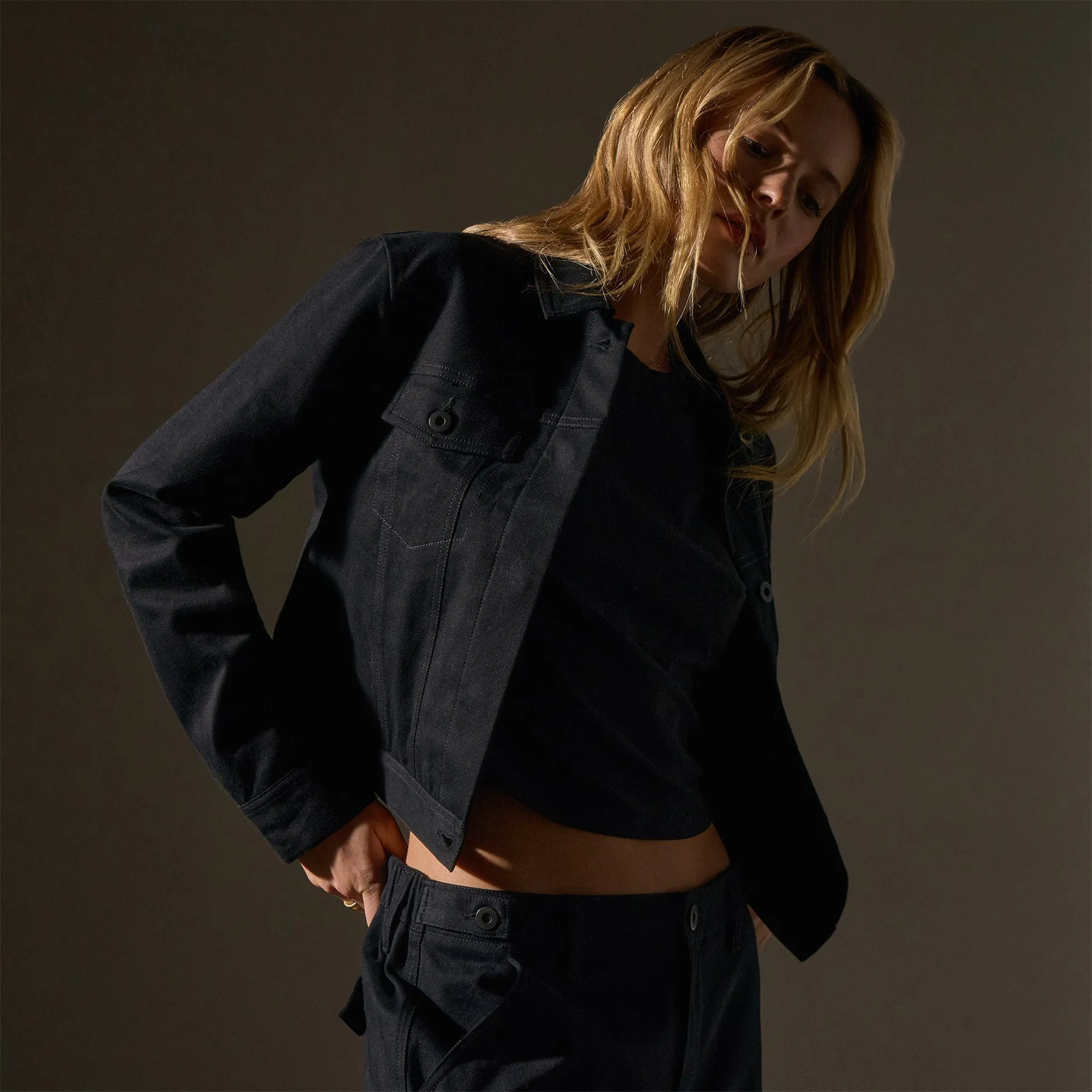 Cashmere Touch Jacket - Black