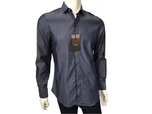 Chambray Slim Collar Shirt