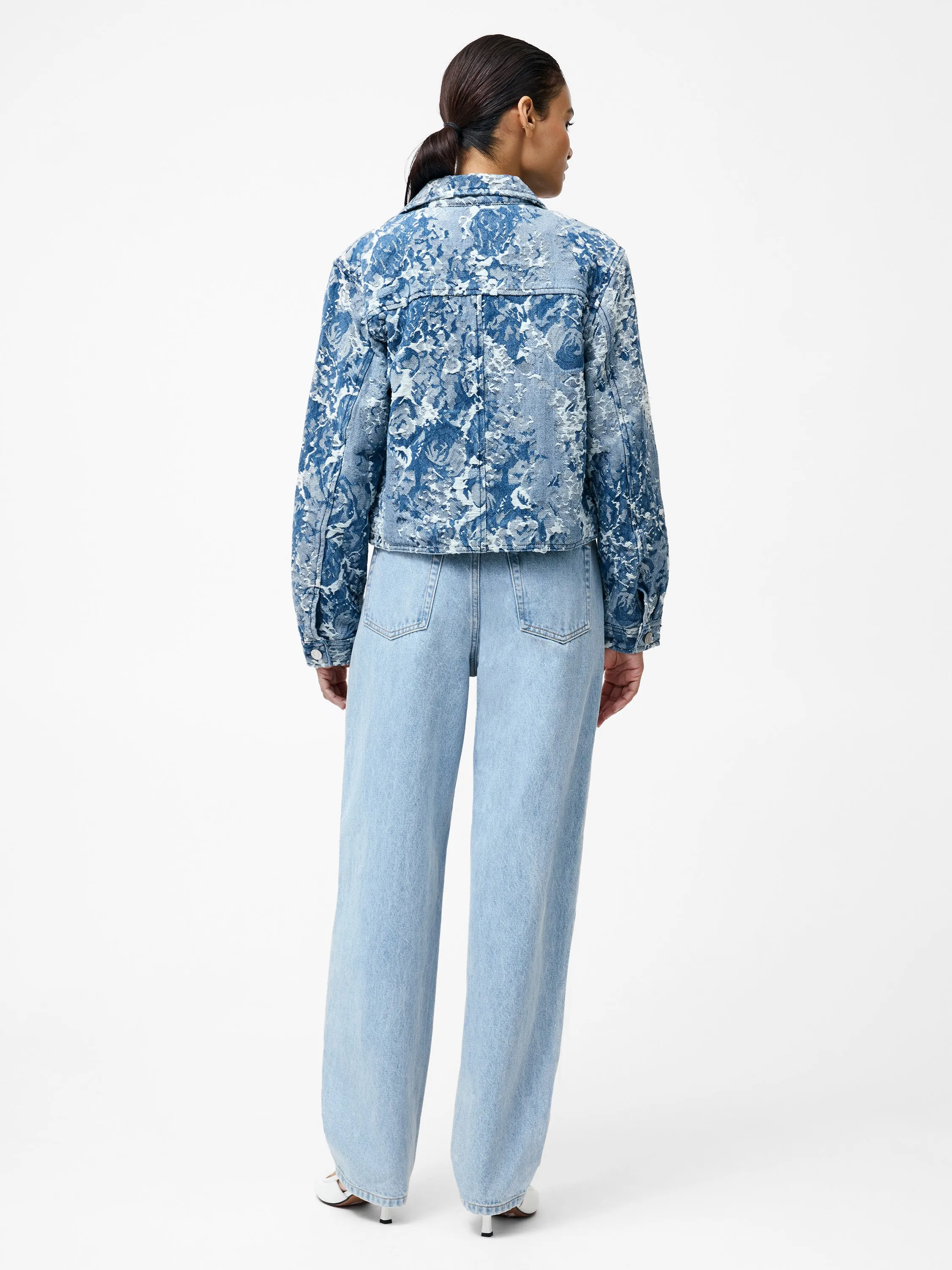 Charlotte Denim Jacquard Jacket