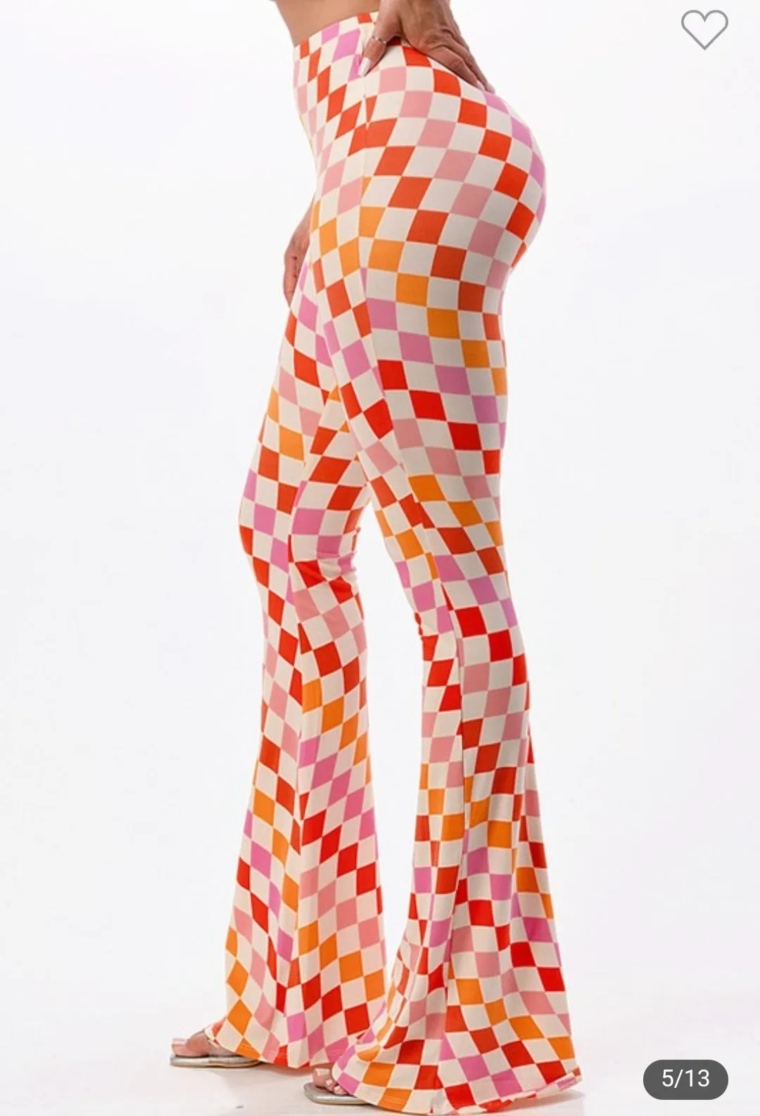 Check Mate Flare Pants