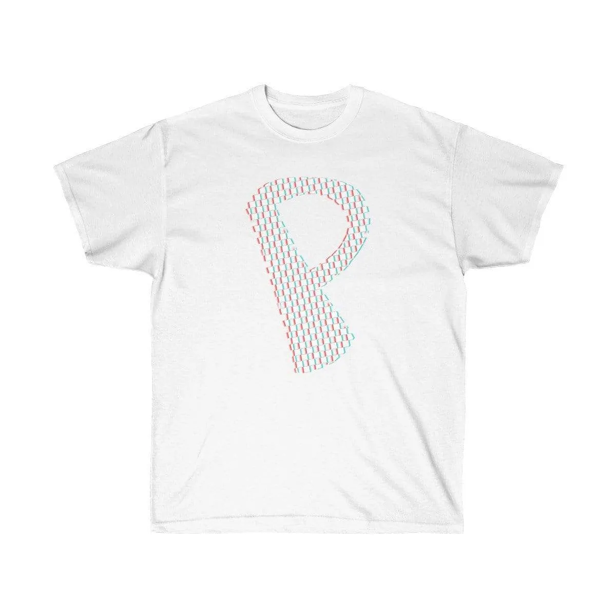 Checkered, Glitchy, Capital P T-Shirt