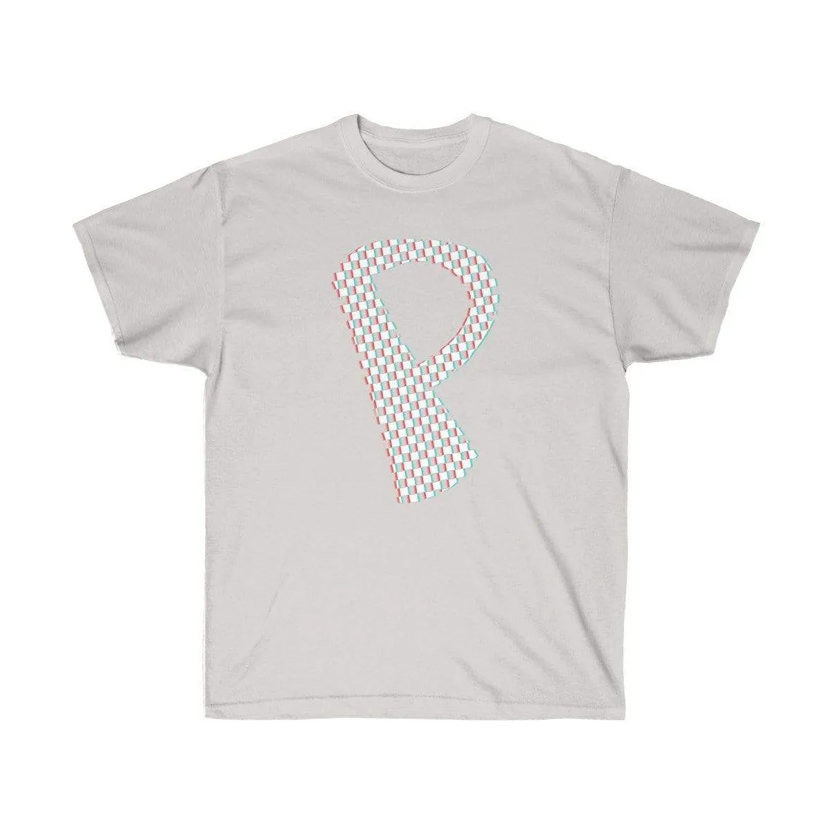 Checkered, Glitchy, Capital P T-Shirt