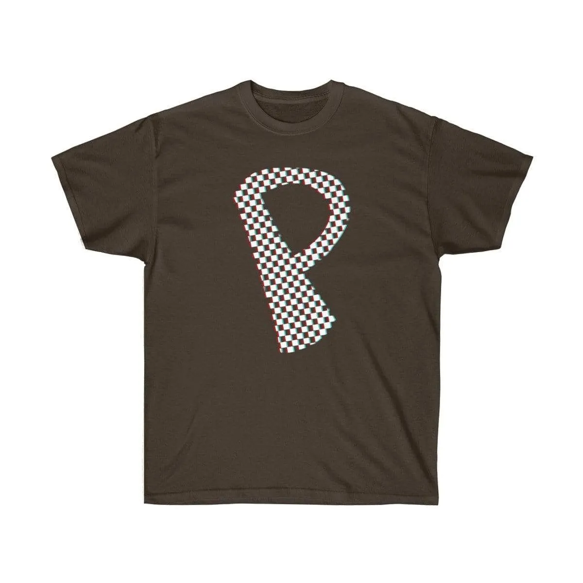 Checkered, Glitchy, Capital P T-Shirt