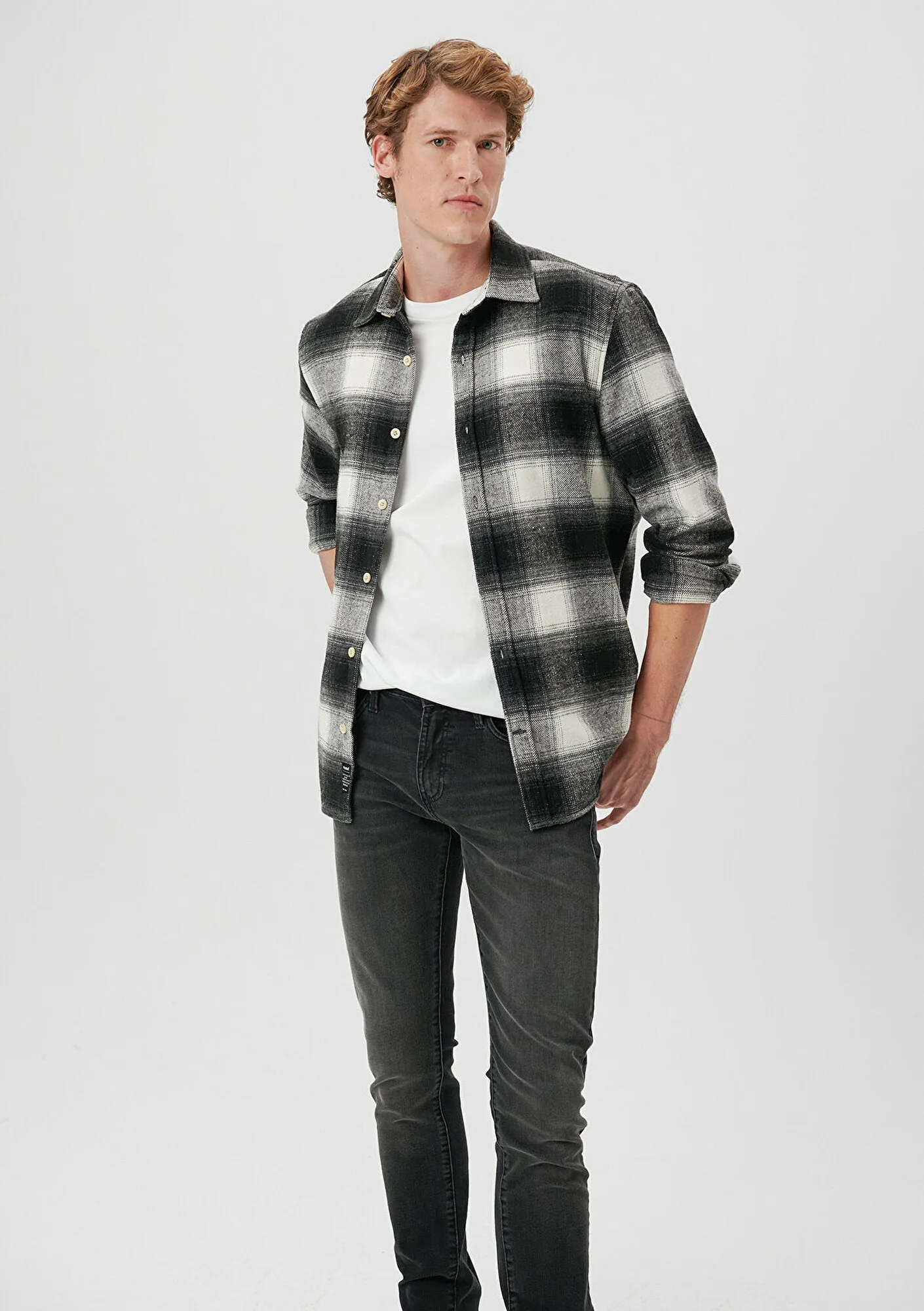 Checkered Grey Shirt