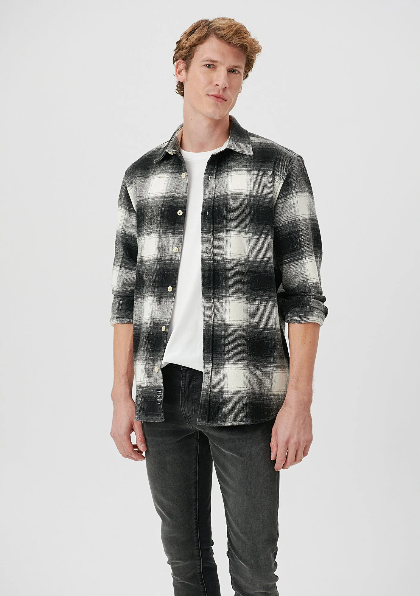 Checkered Grey Shirt