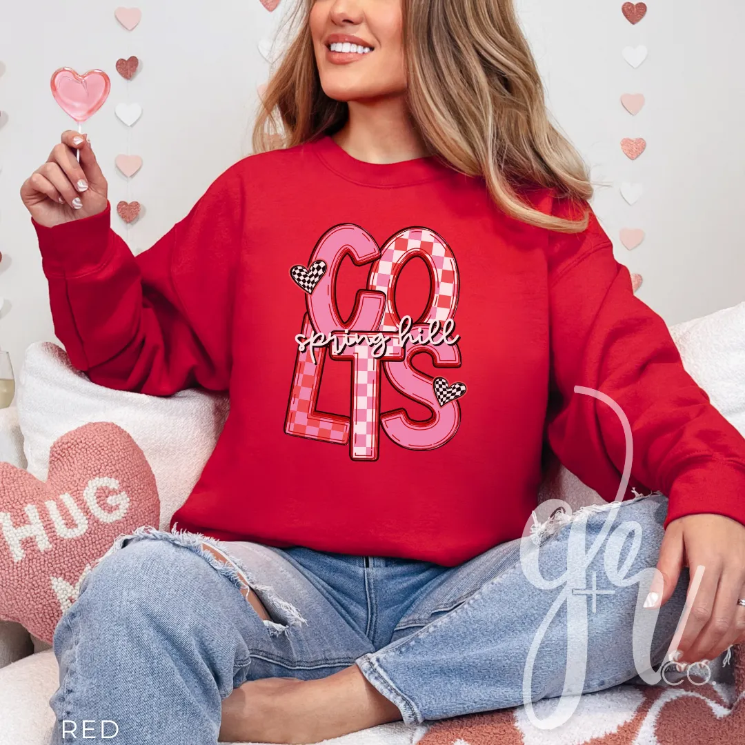 Checkered V-Day Colts (Tees Sweatshirts)