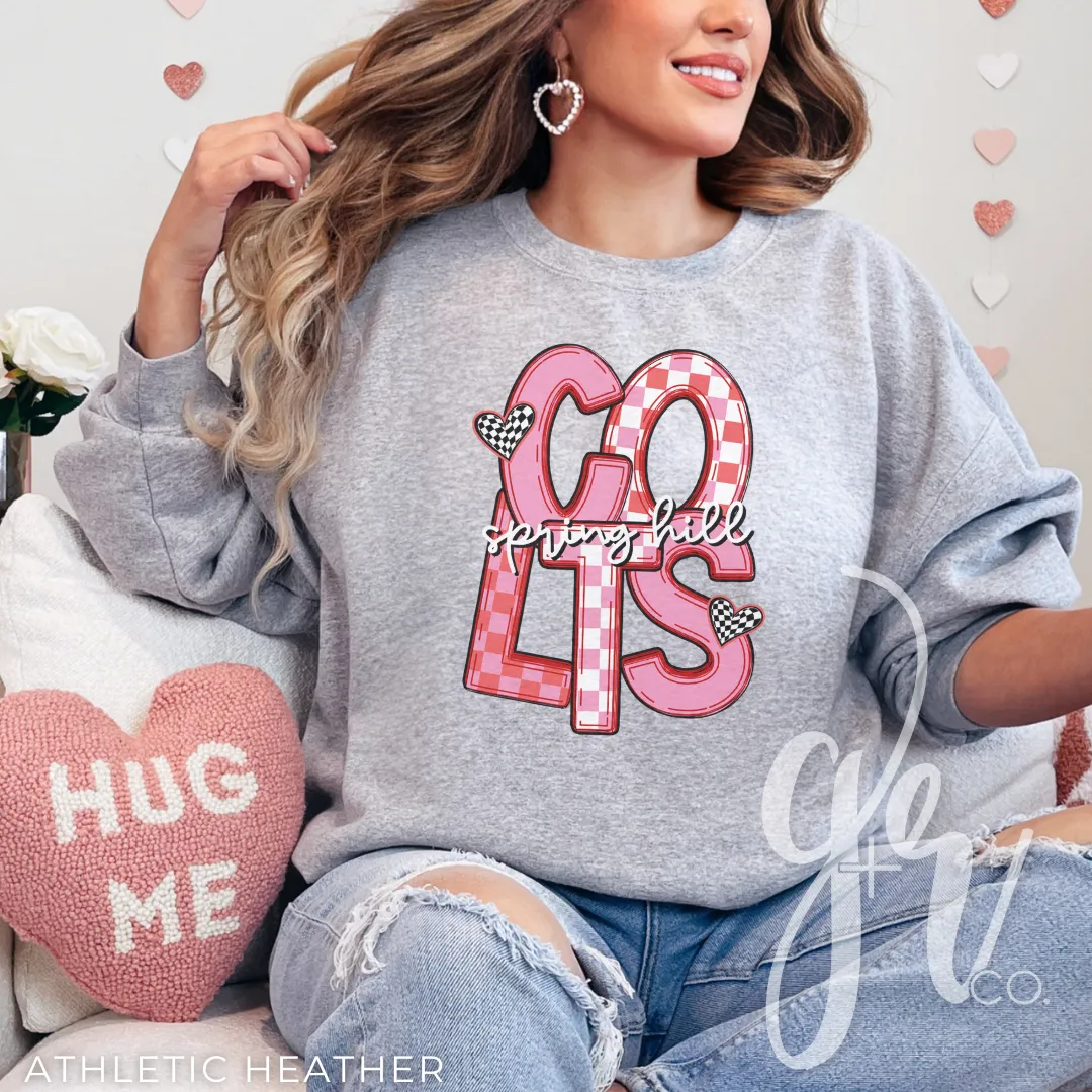 Checkered V-Day Colts (Tees Sweatshirts)